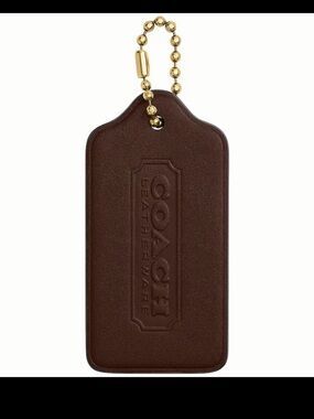 NWT COACH XL Hangtag Bag Charm